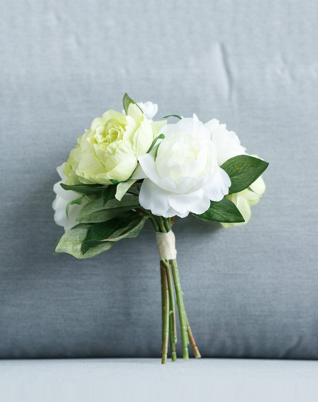 大气柔美牡丹茶花 仿真装饰花 新娘手捧花结婚摄影道具仿真花艺居家