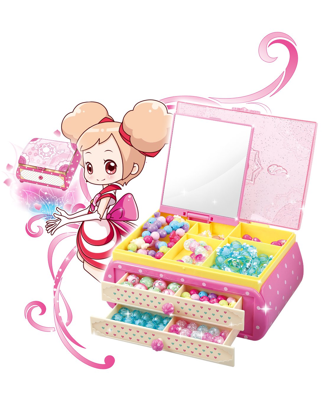 乐吉儿小花仙花精元首饰盒