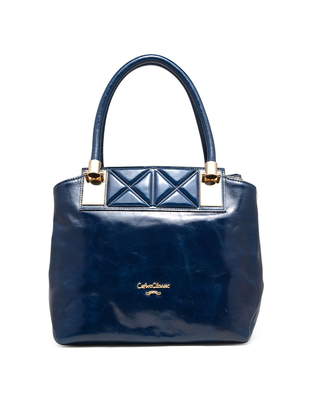 塞飞洛cefiro男女包塞飞洛牛皮车缝线正梯形简约商务纯色女士大手提包