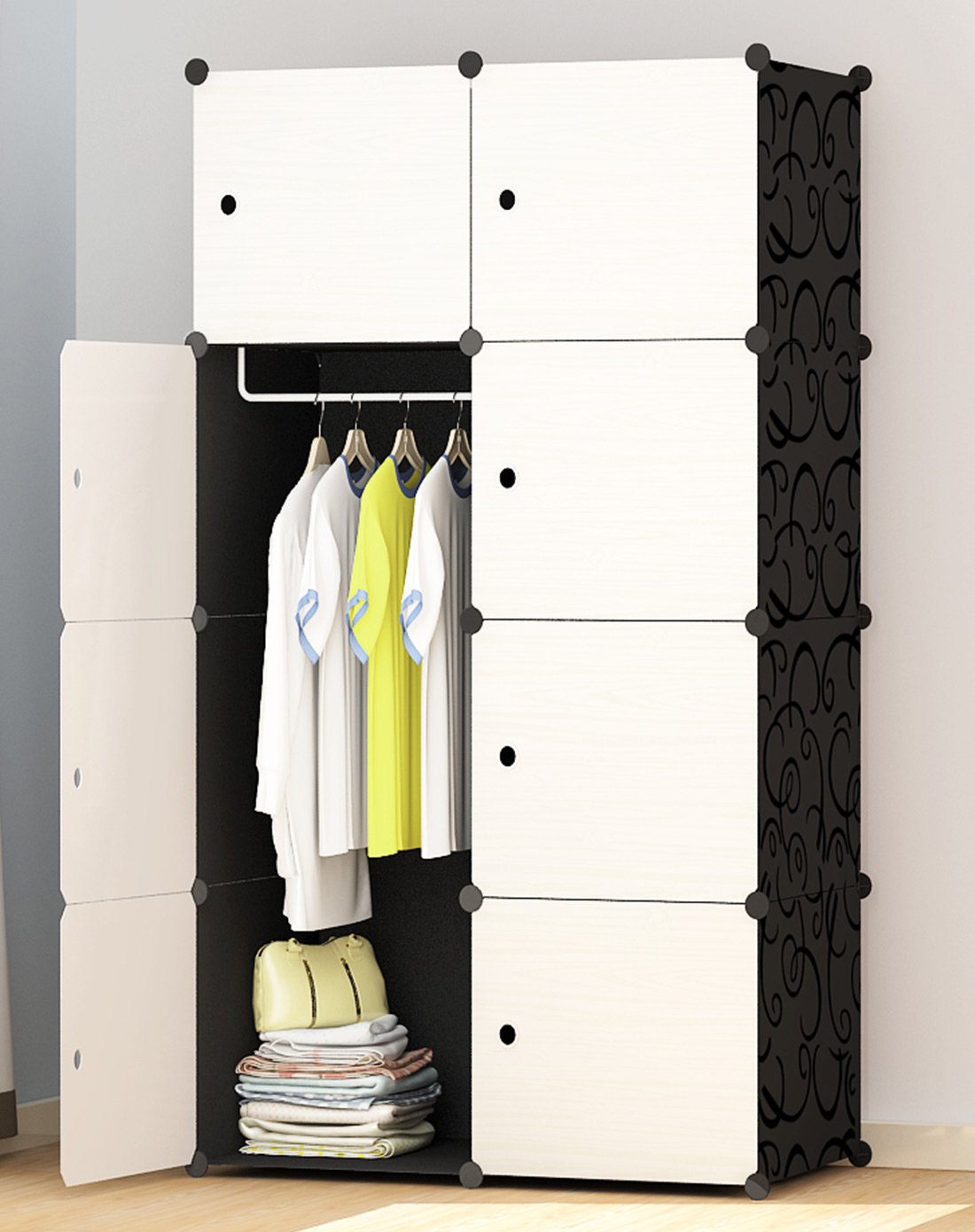 加深款新风尚系列8格1挂衣柜