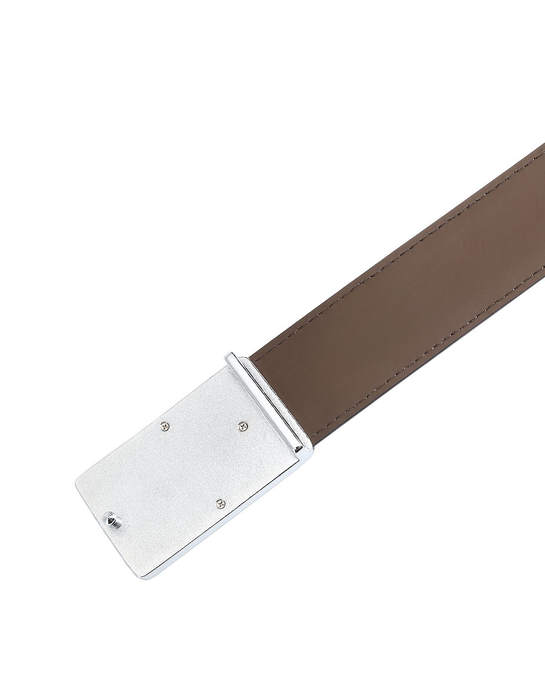 新款全牛皮休闲男士板扣皮带