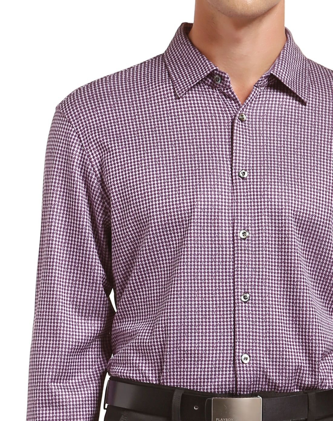 优质蚕丝棉时尚印花休闲长袖衬衫