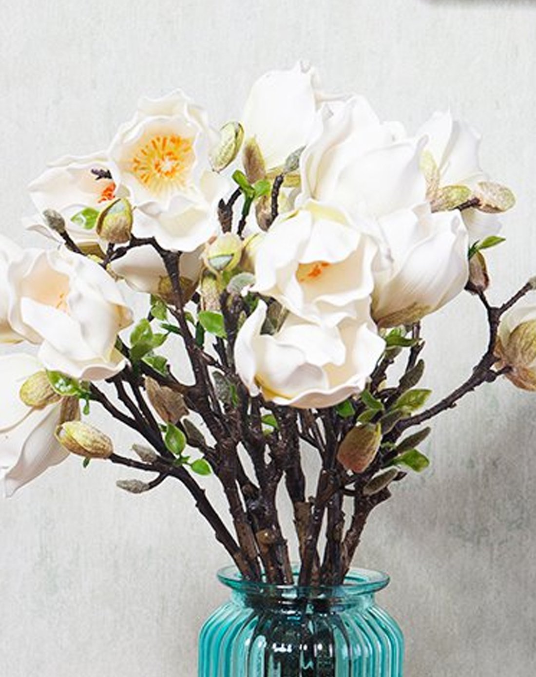 家装良品客厅书房单枝仿真花插花摆件