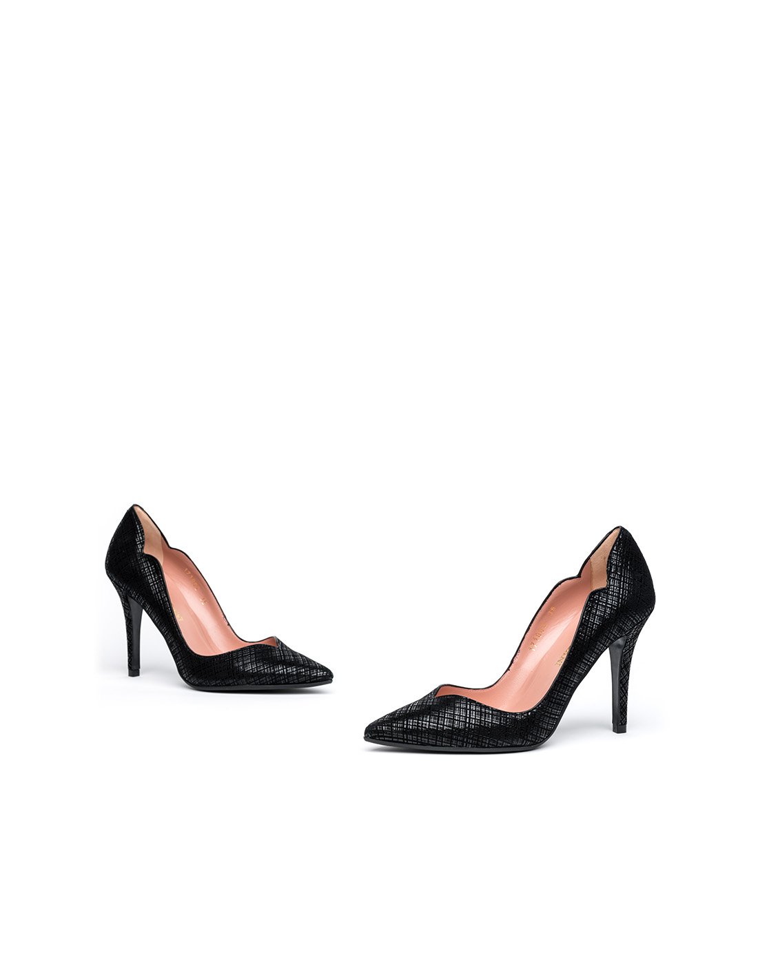 意大利进口牛皮尖头瑞丽高跟女鞋