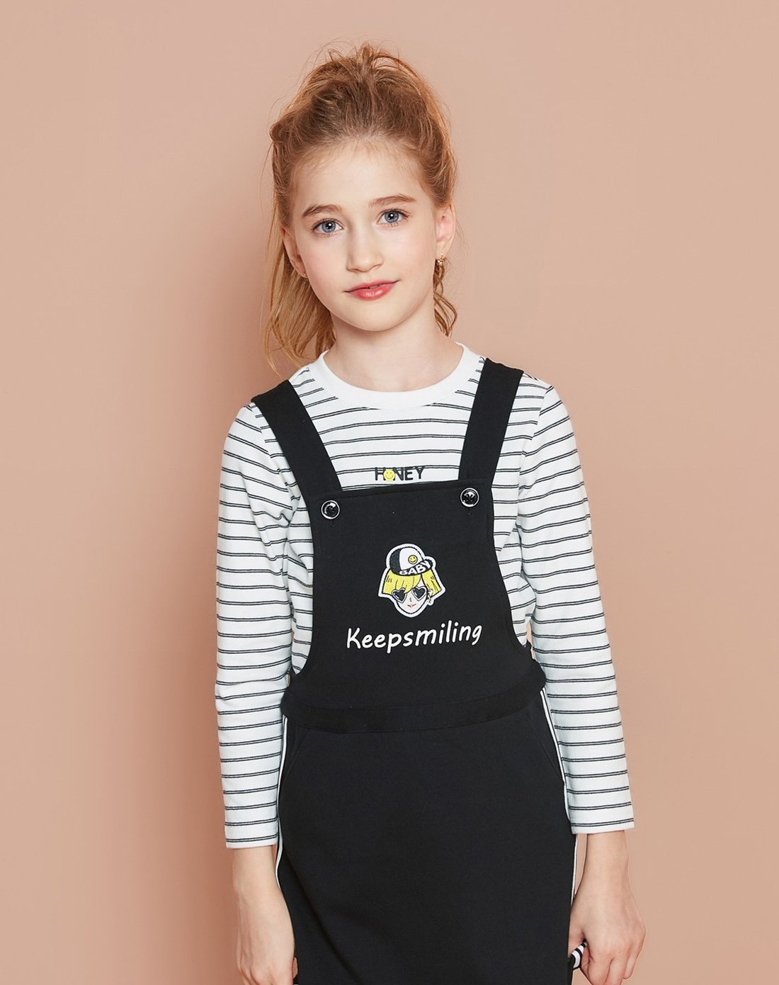 巴拉巴拉童装女童长袖t恤中大童儿童秋装打底衫体恤上衣