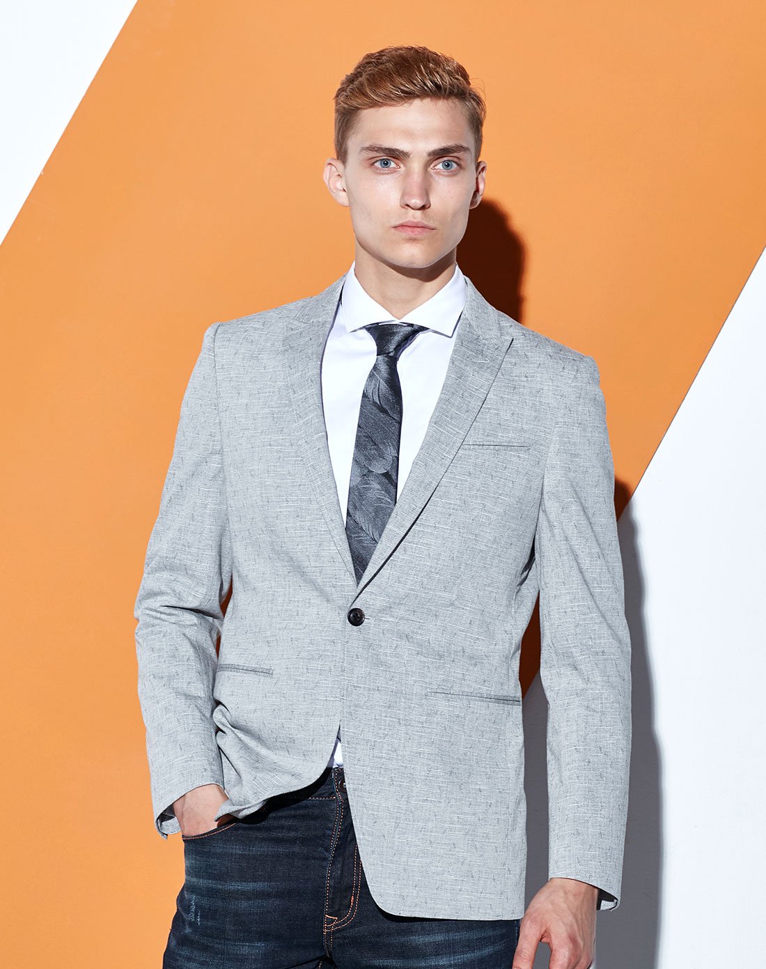 法派冬季男士外套男士西服西装单件西服