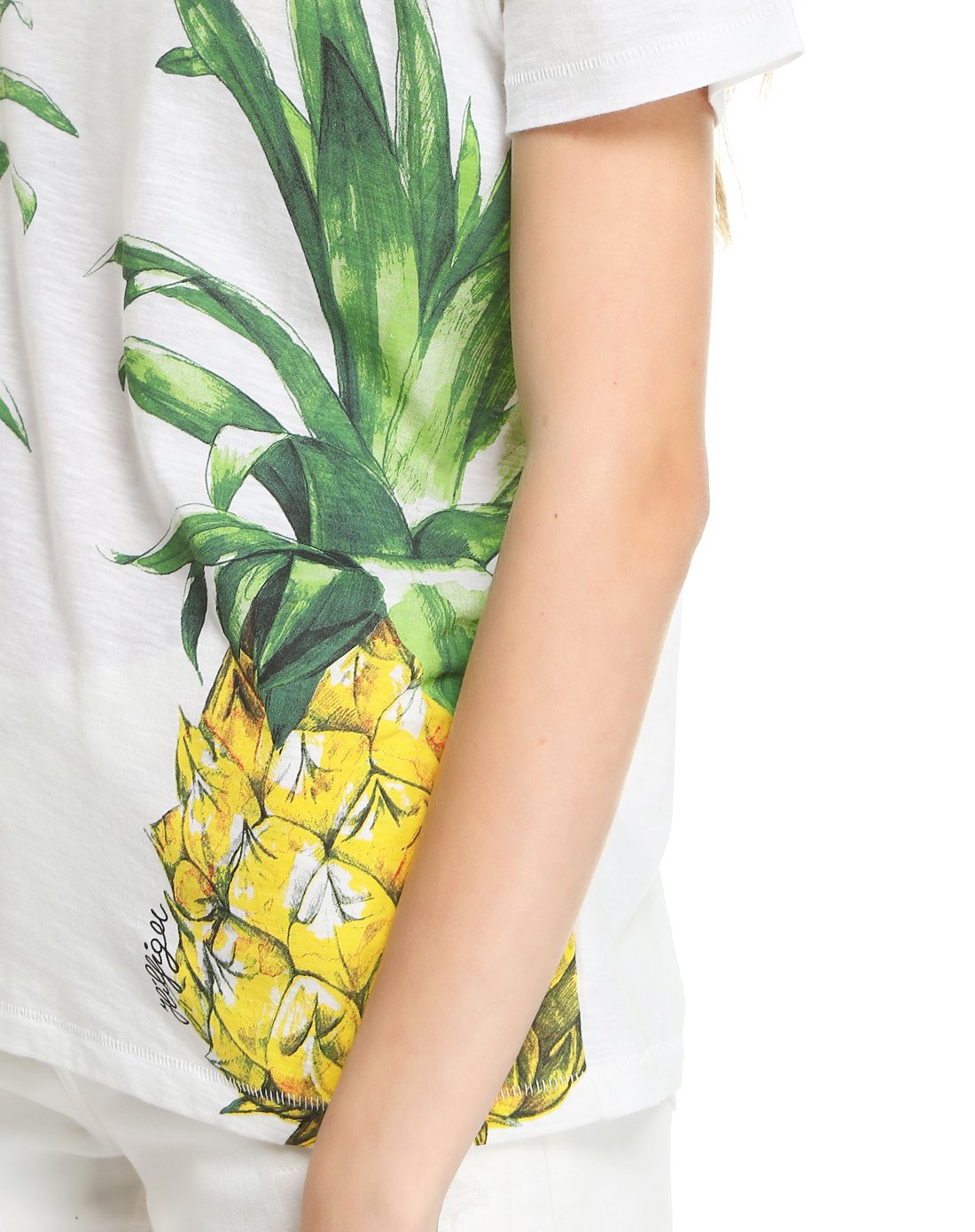 女款菠萝印花休闲短袖t恤