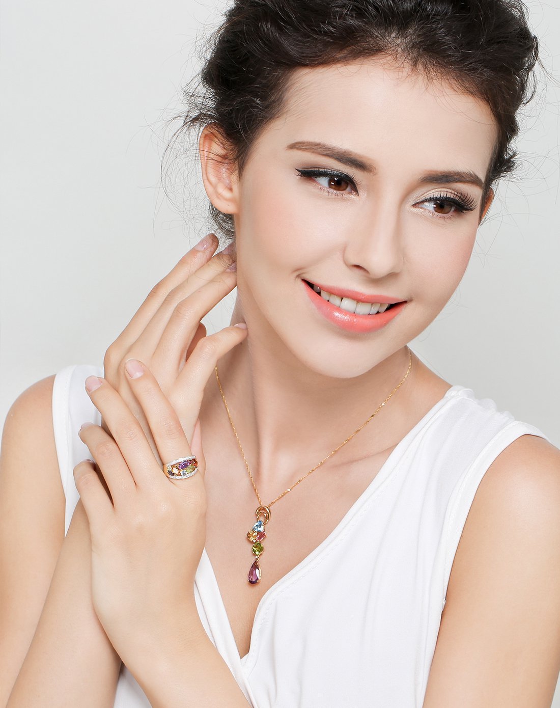 彩宝大师enzo珠宝专场enzo 彩宝/多色彩宝/18k金