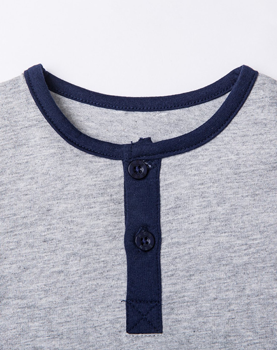 男童宝宝春秋儿童前开领t恤长袖上衣婴儿衣服