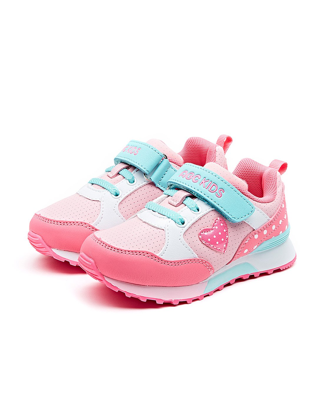 abckids男女童鞋专场(品牌日)abckids女童小童个性拼色时尚运动鞋25