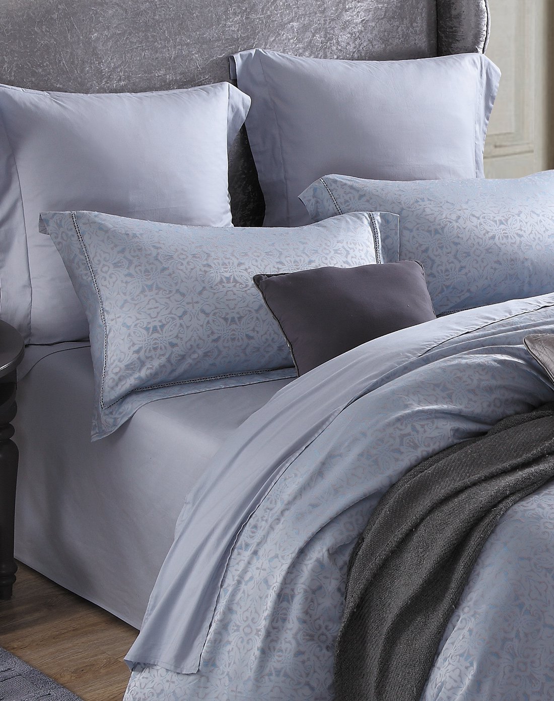 dinosaur床上用品 丝绵色织提花四件套 拜占庭 床上四件套