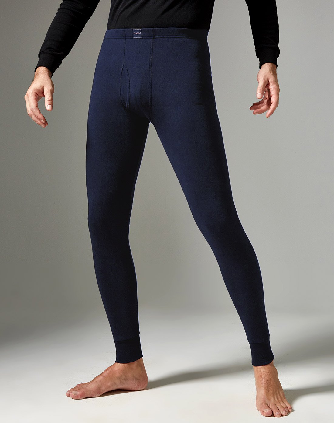 男士秋冬季舒适纯棉打底保暖裤 包筋男士全棉秋裤单裤