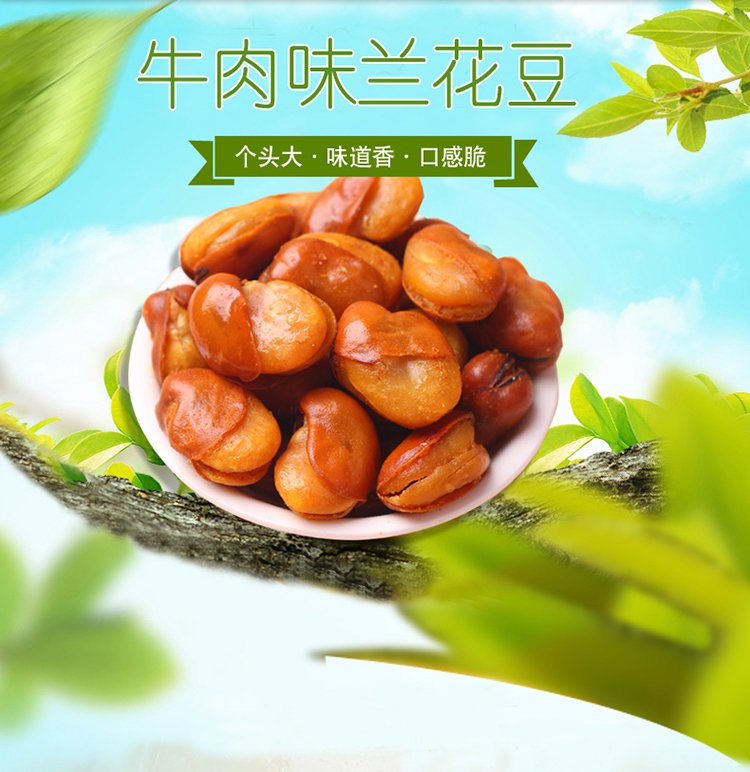 牛肉味兰花豆 205g