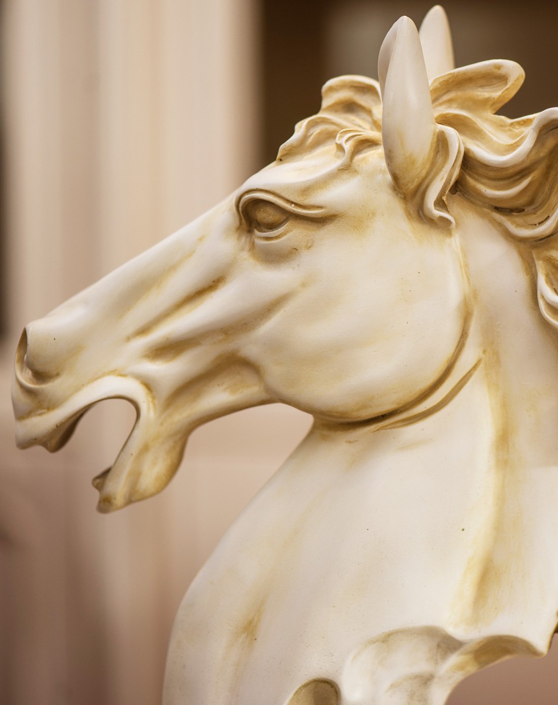 (清仓特惠)大号艺术欧式马头摆件