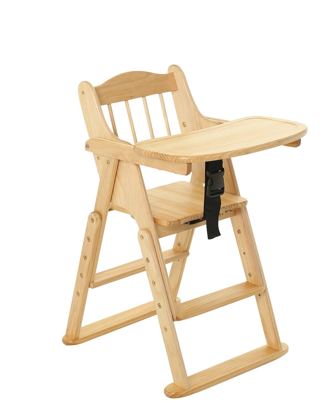 霖贝儿linbebe宝宝餐椅儿童实木吃饭椅子多功能可折叠婴儿餐桌椅便携