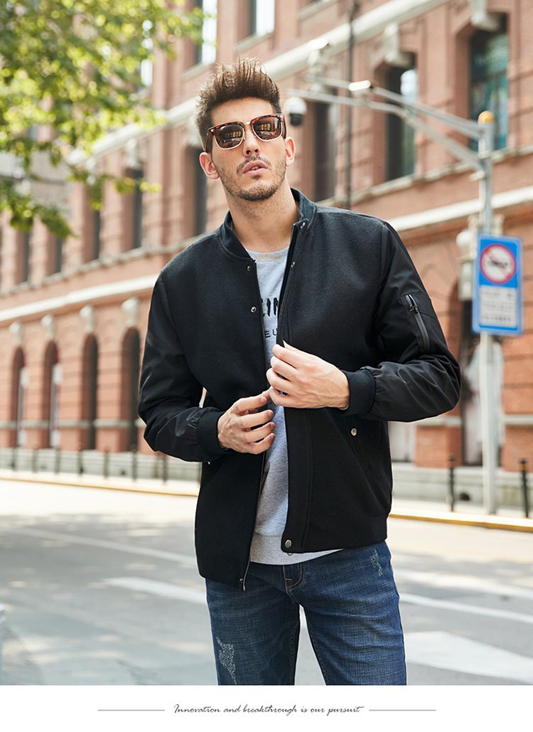 休闲潮流运动男士夹克外套