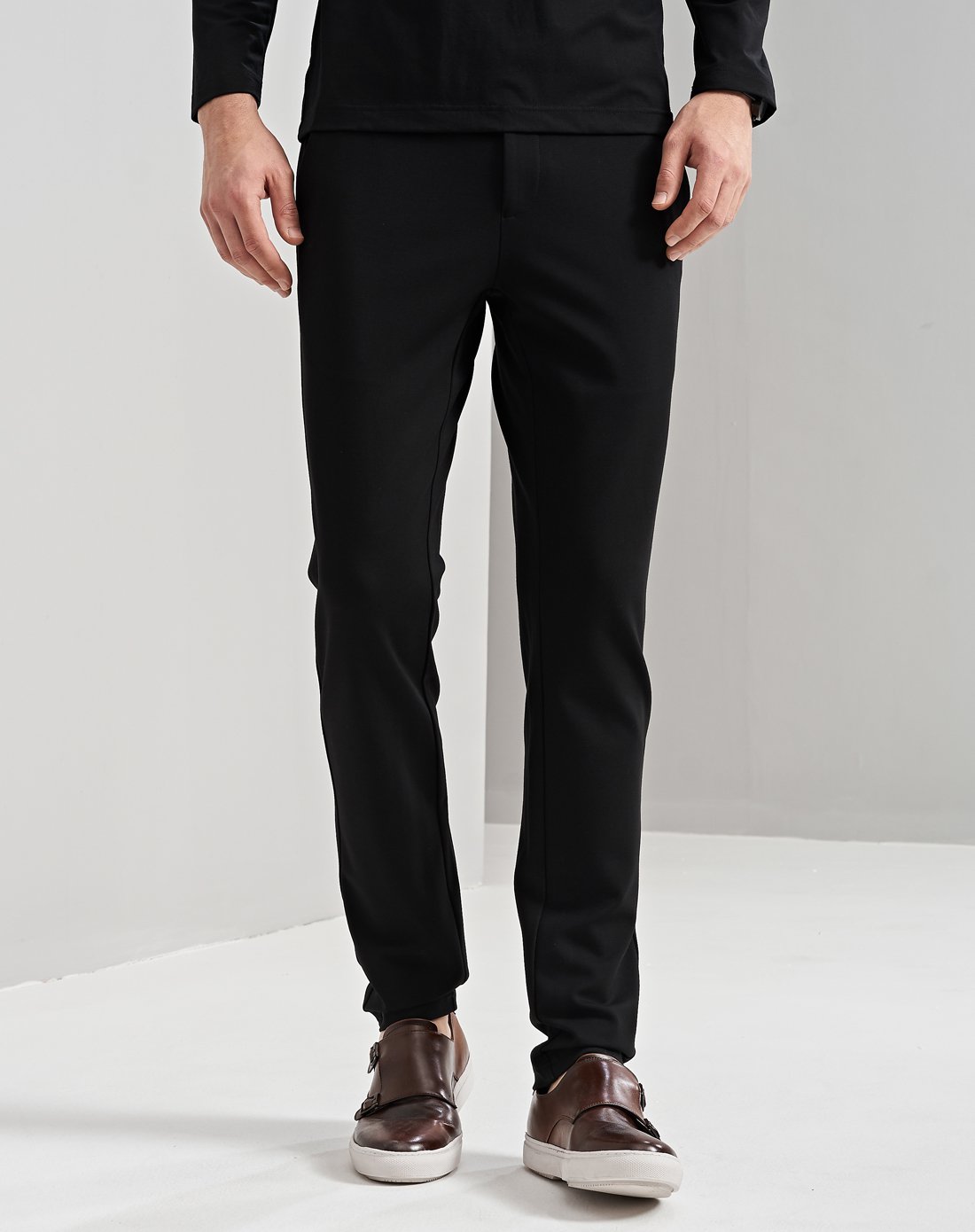 春秋装必备单品男士时尚休闲针织长裤