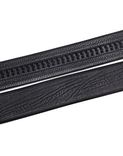 2017新品头层牛皮无缝拼接自动扣皮带男式真皮腰带