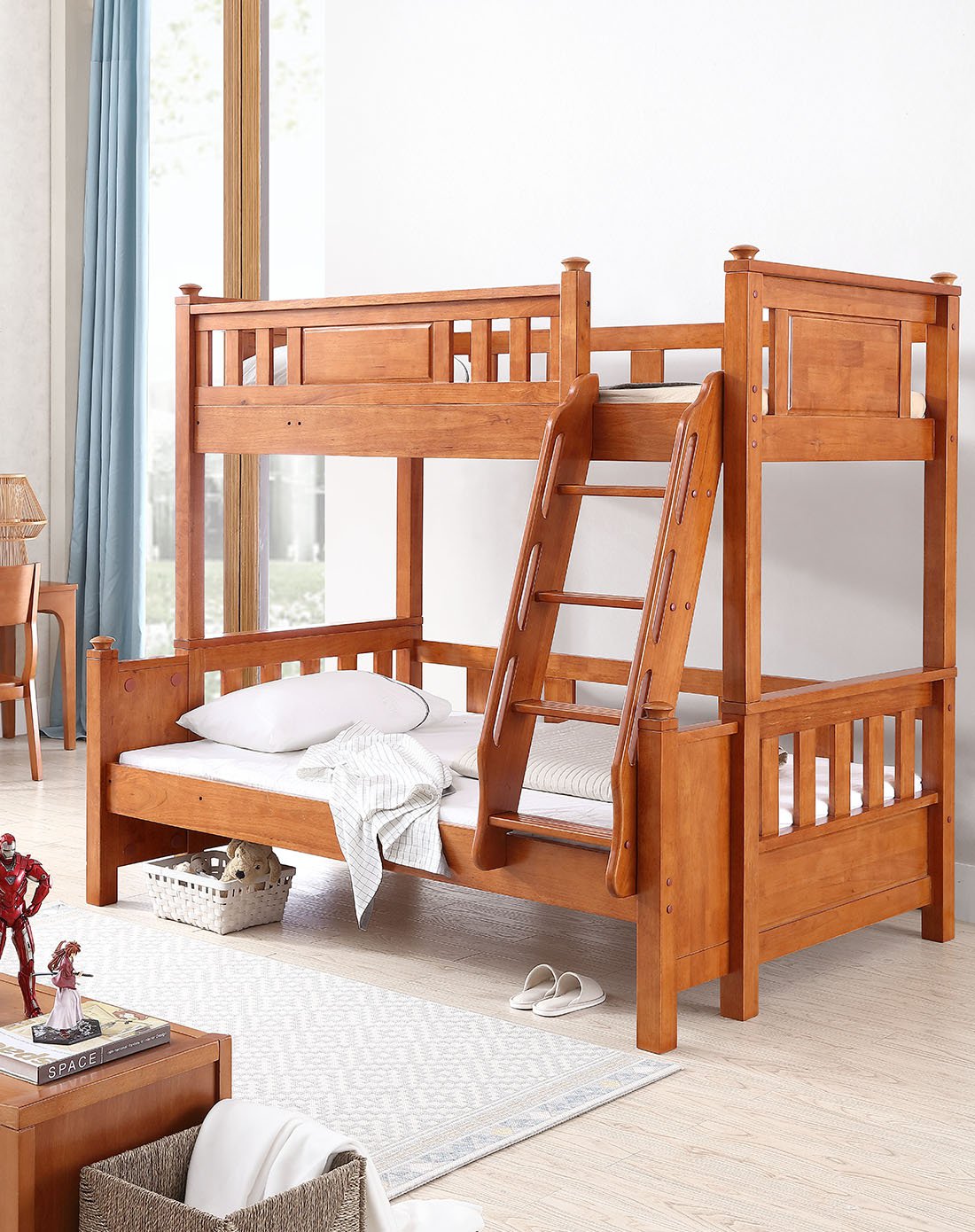 林舍系列 全实木 现代中式 儿童床