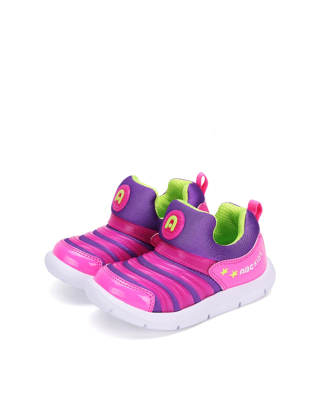 abckids童鞋特惠专场abckids女童小童时尚新款毛毛虫运动跑步鞋27-30