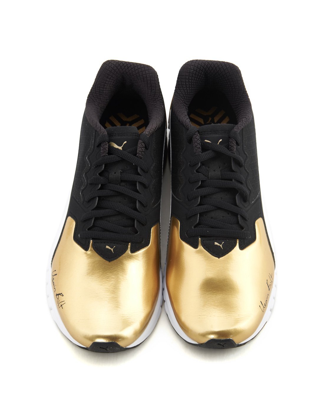 彪马puma 博尔特 男款黑色/金色跑步鞋 跑步系列