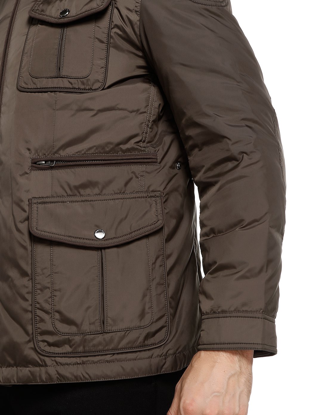 优质灰鸭绒经典百搭羽绒服