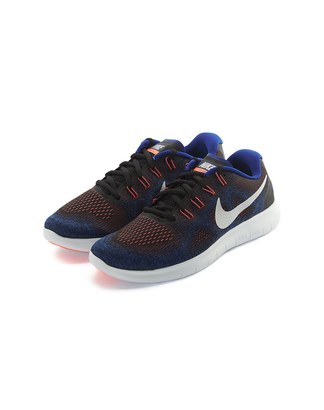 耐克nike free赤足 男款黑/红/蓝跑步鞋 跑步系列