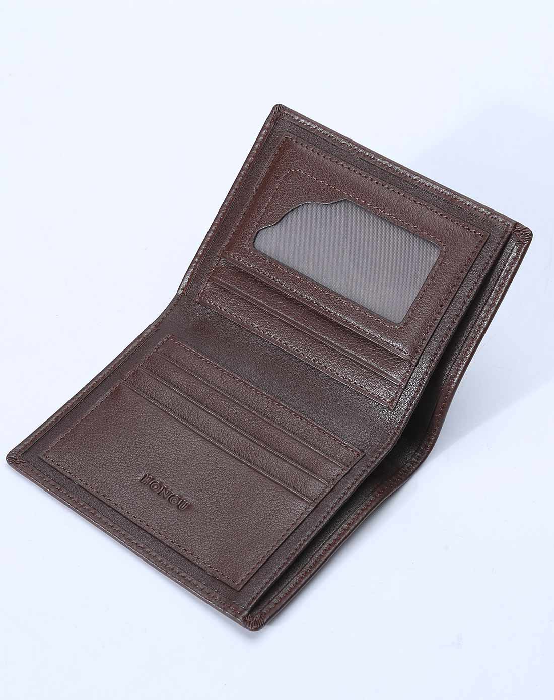 红谷男士钱包真皮新款竖款青年经典钱包