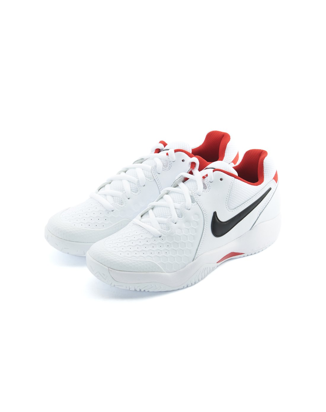耐克nike air zoom 男款黑/白网球鞋 网球系列