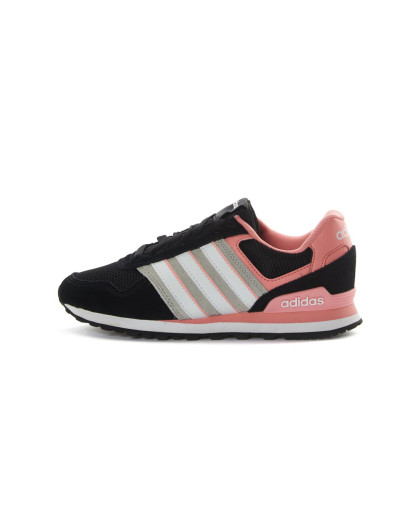 10k w 女款黑色/亮白/浅青灰跑步鞋 neo系列 阿迪达斯adidas