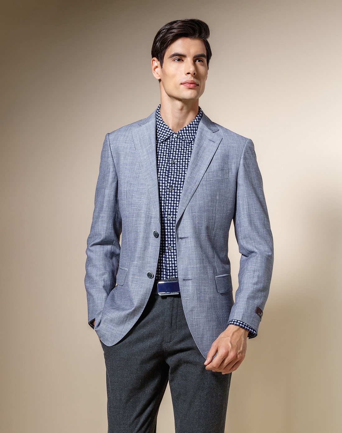 轻奢庄重 大方帅气 羊毛男式单西装