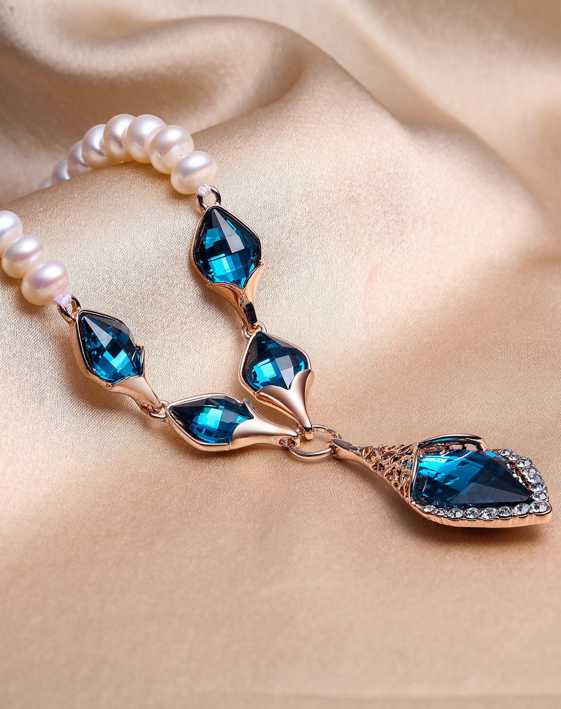 仙蒂瑞拉 时尚魅力女士珍珠项链