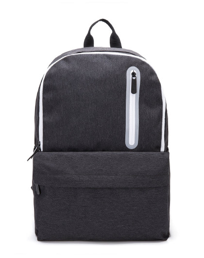 2017新款简约潮流百搭拉链双肩包书包