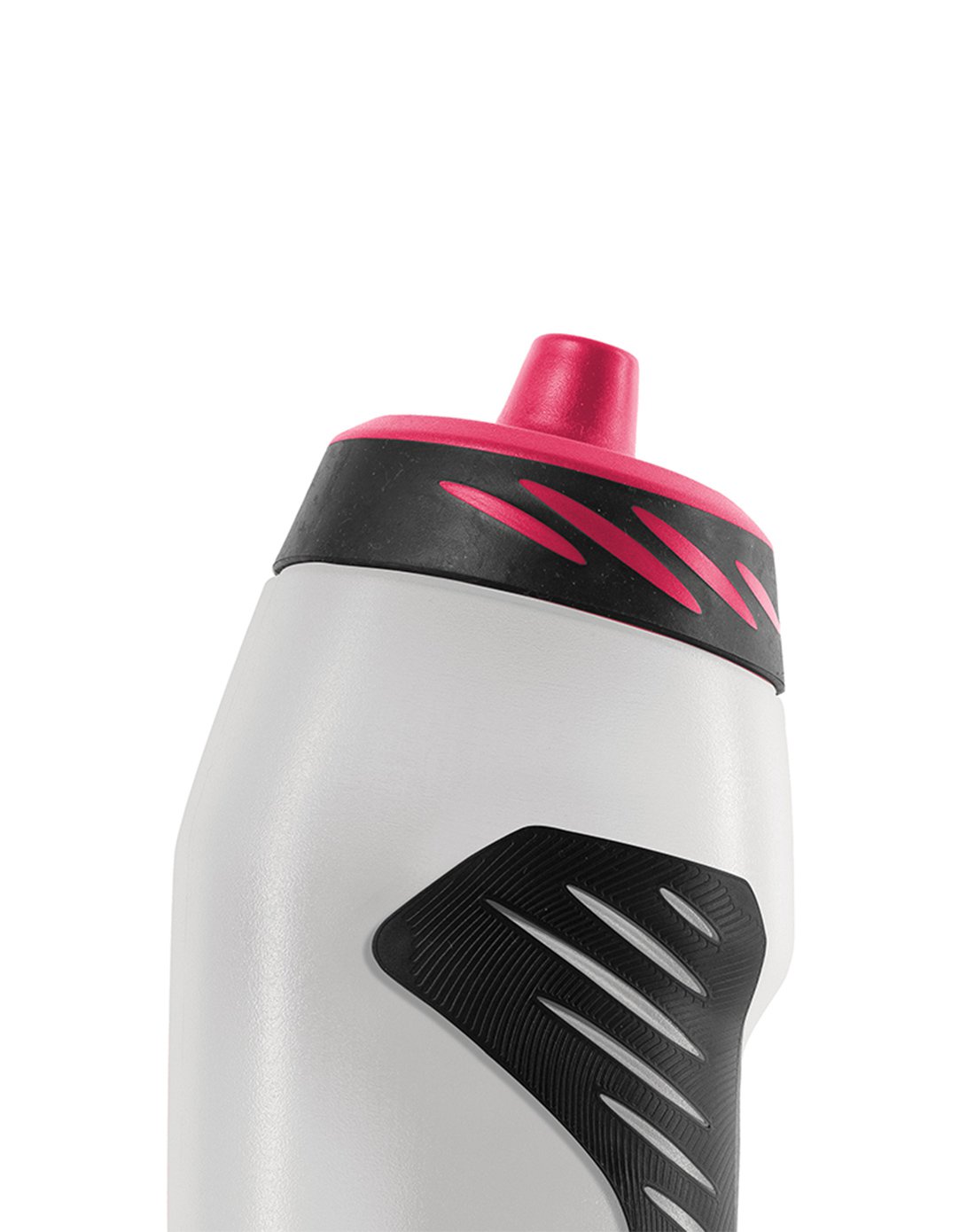 耐克运动水壶 健身运动软体水杯 跑步瑜伽挤压喝水用具950ml 白色