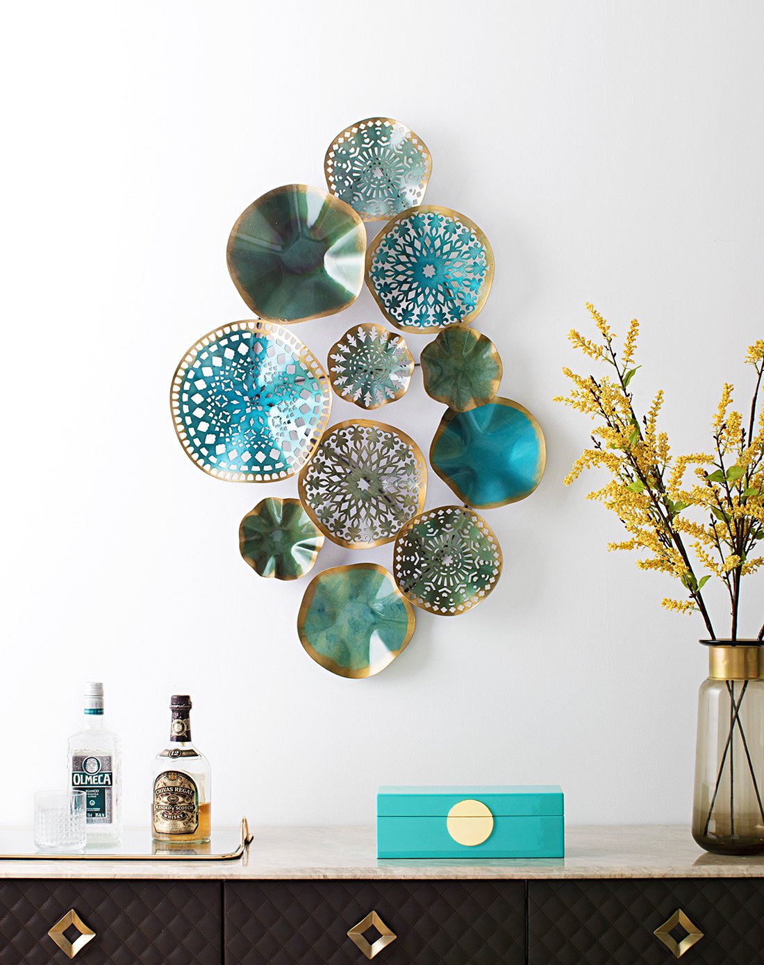 创意客厅餐厅墙面装饰 过道走廊挂饰立体铁艺壁挂壁饰