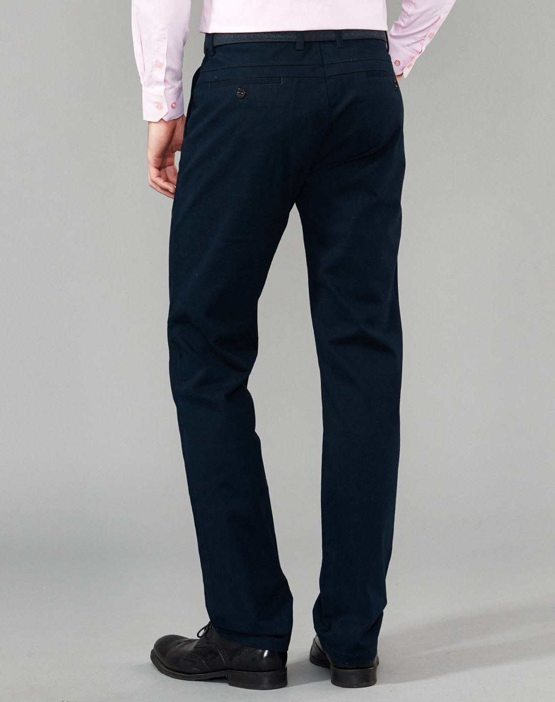 藏青色休闲修身百搭男士休闲裤男裤子