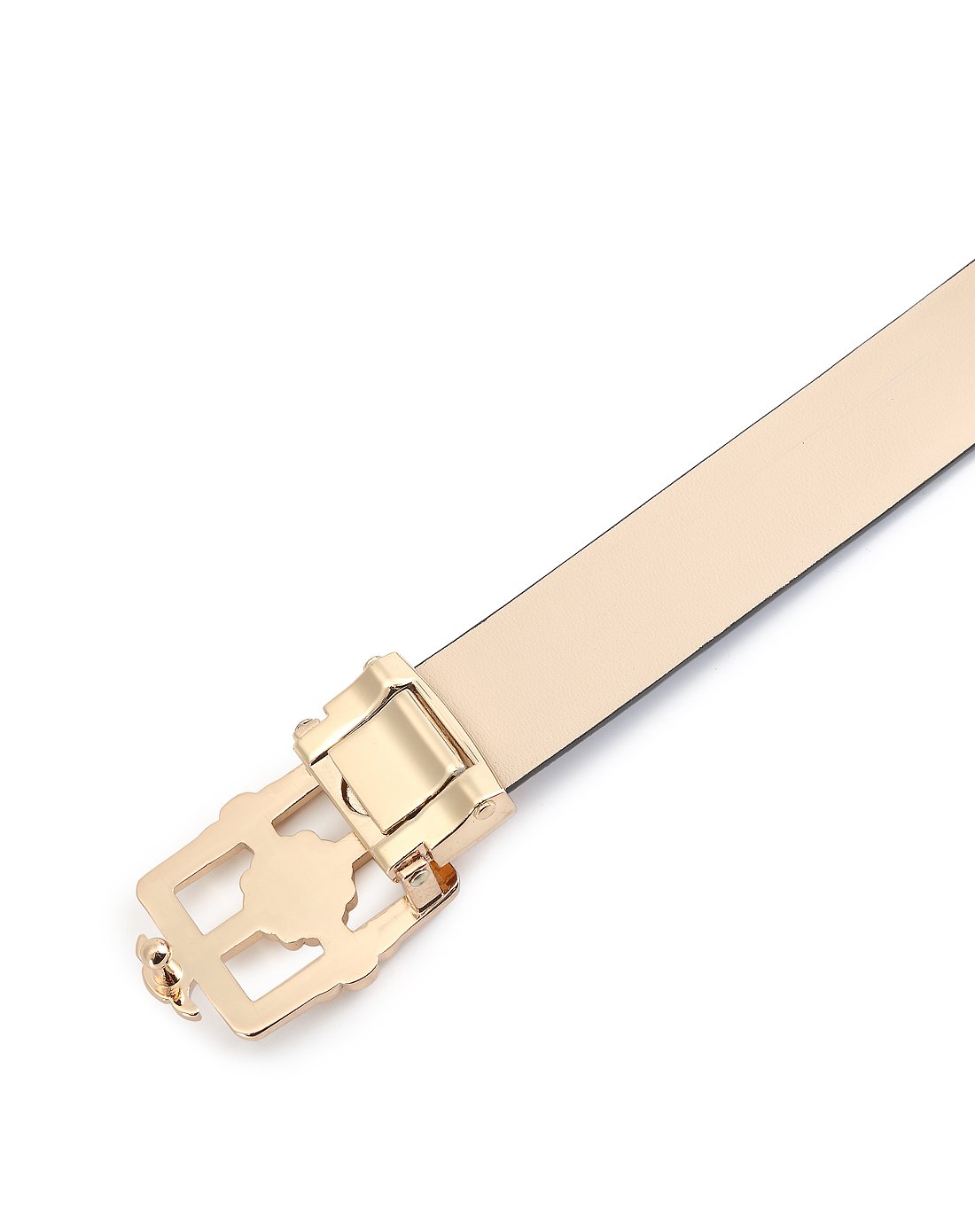 新款时尚镶钻十字扣女士腰带