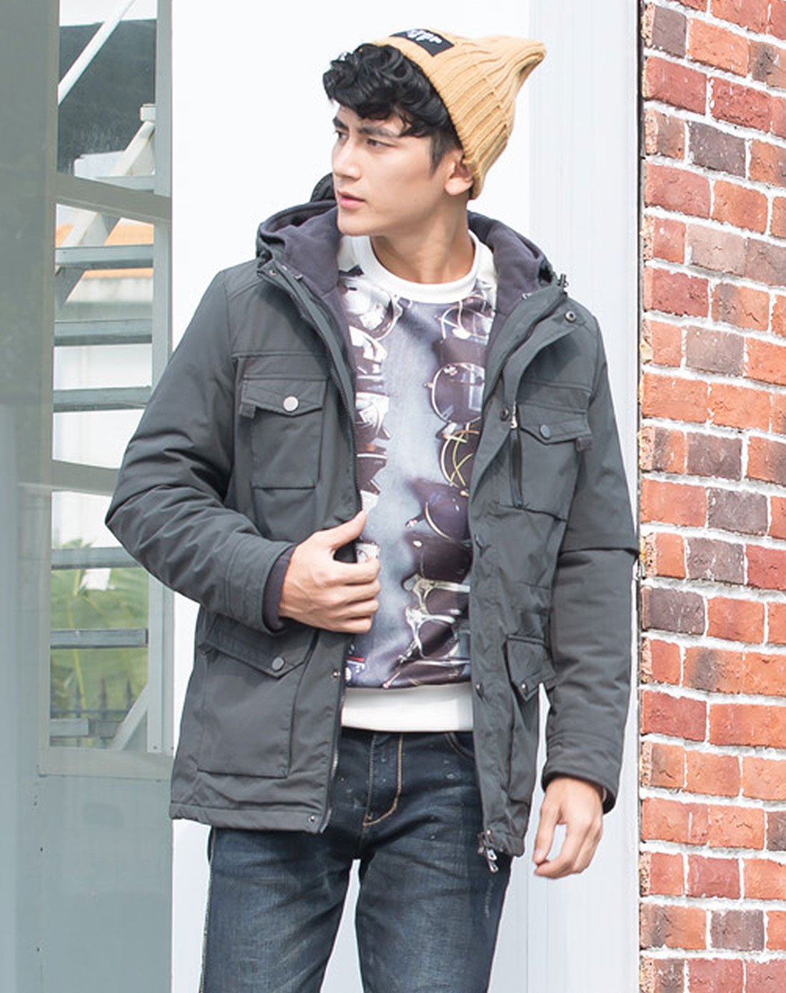 钜惠折上5折 嗷嗷优品-男装男款两件套三合一冲锋衣lt58752064-031