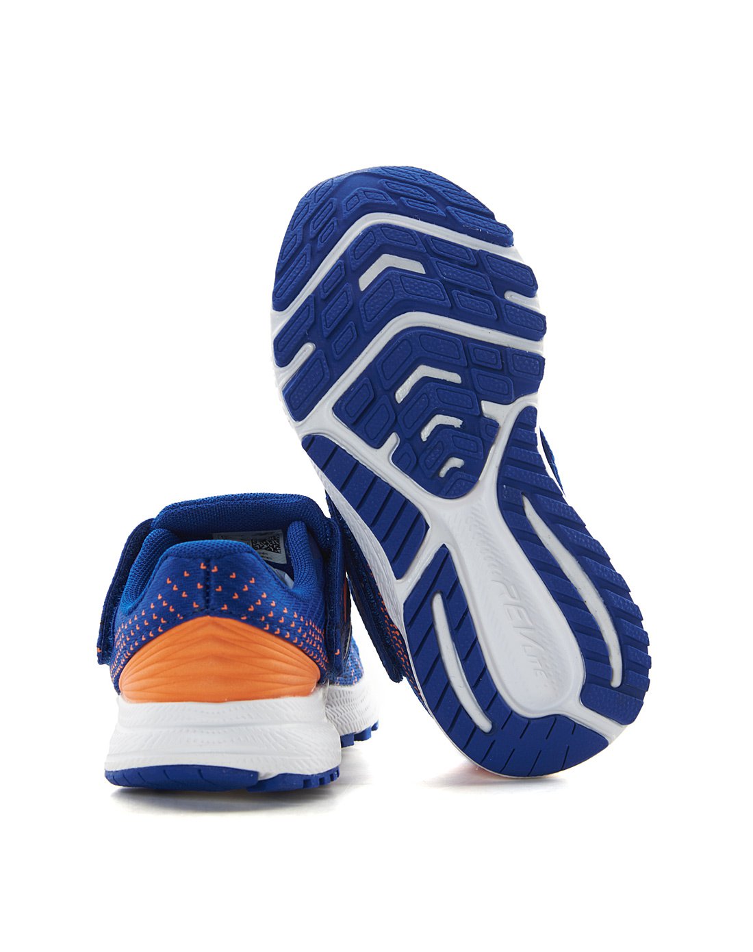 new balance 跑步系列男中童蓝色飞机鞋 缓震耐磨