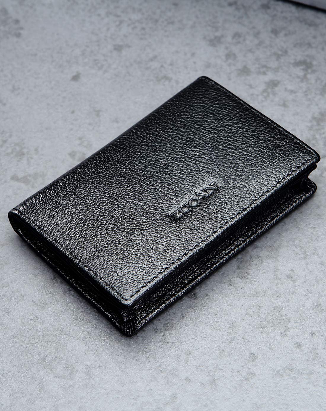 2018新品【头层牛皮】小鹿纹多卡位钱包女士男士名片包卡包