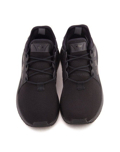 耐磨缓震 男子大童黑色运动鞋 三叶草系列 阿迪达斯adidas