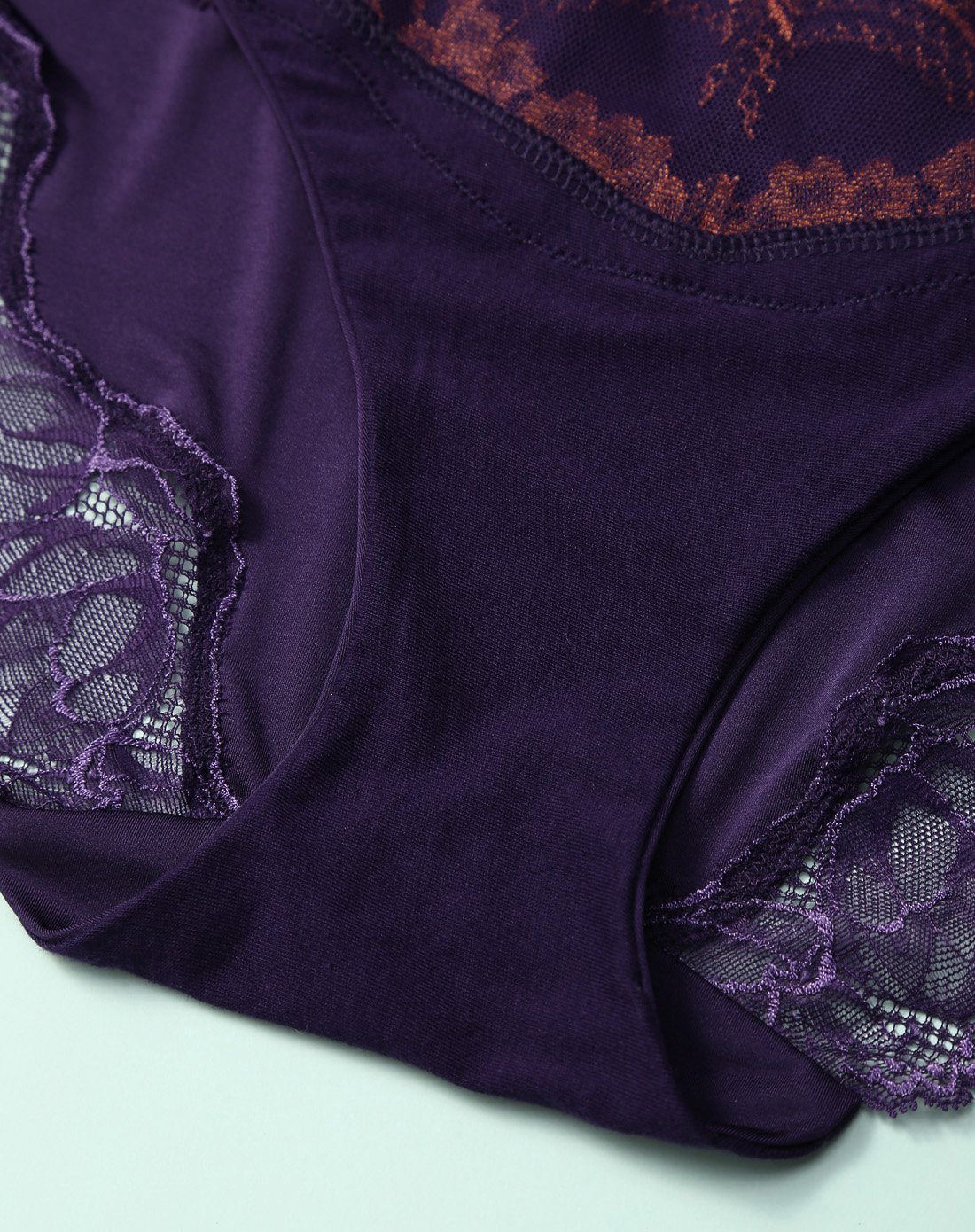 aimer女款气质蕾丝内裤女士内裤_中腰