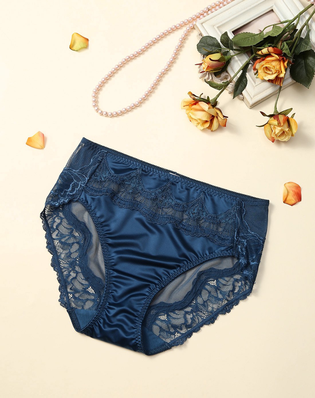 aimer女款蕾丝优雅内裤无痕内裤女士内裤蕾丝