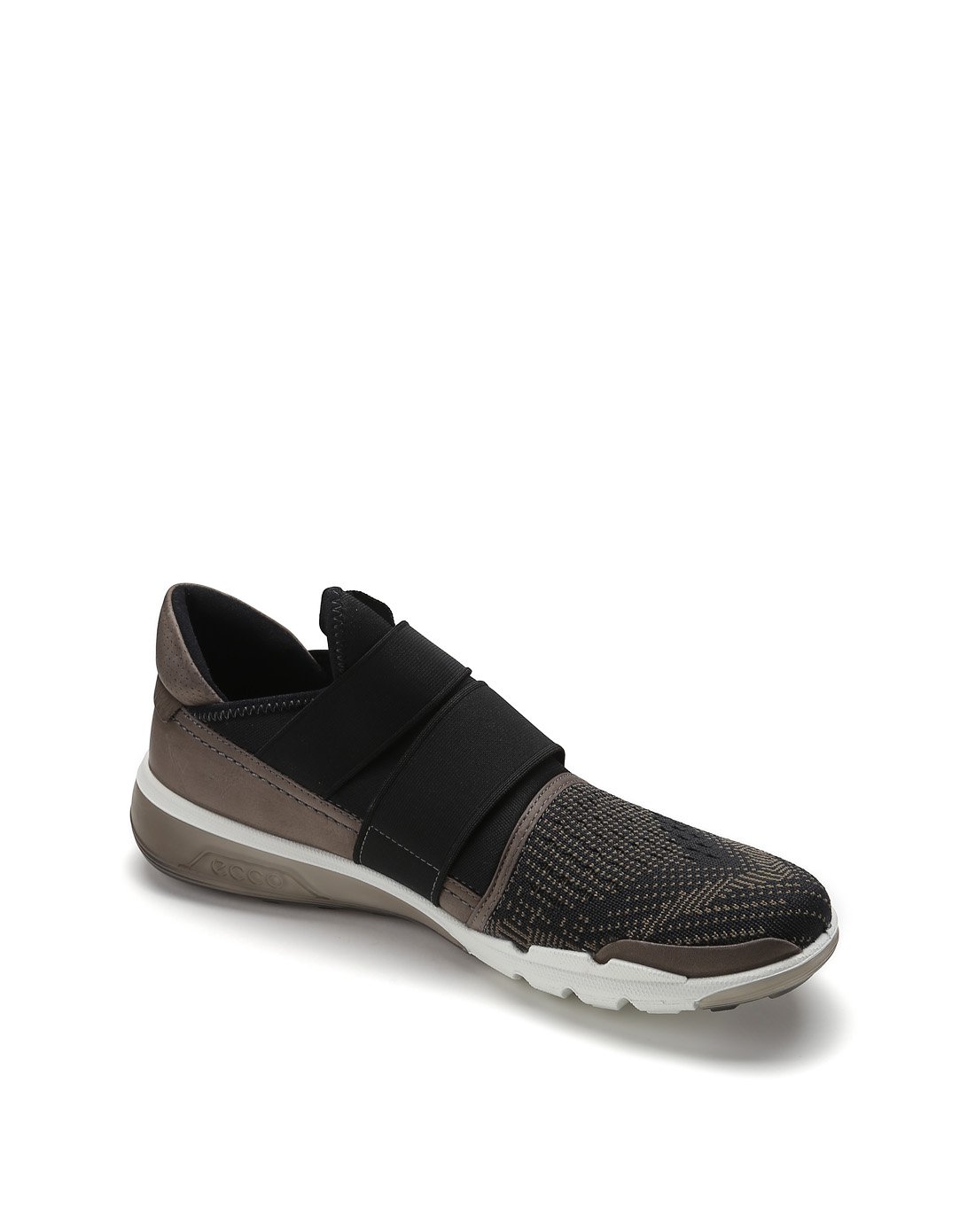 ecco爱步时尚套脚鞋 编织鞋面男鞋步行鞋 盈速