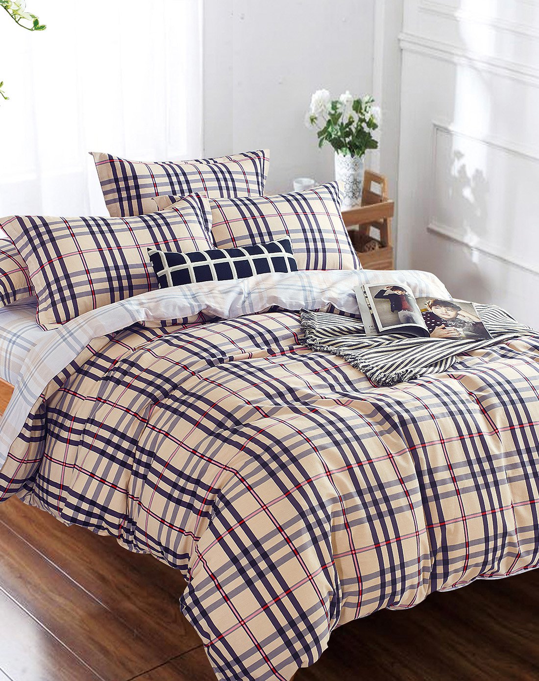 精梳全棉环保印花斜纹四件套-巴宝莉