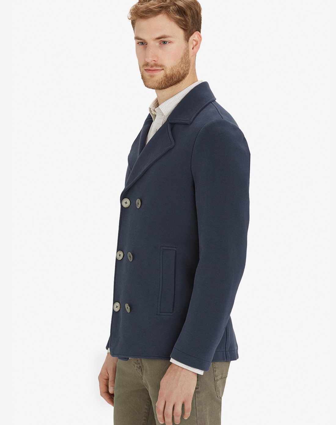 棉质双排扣纯色西服男 mop春装新款欧美简约休闲外套舒适西服男潮