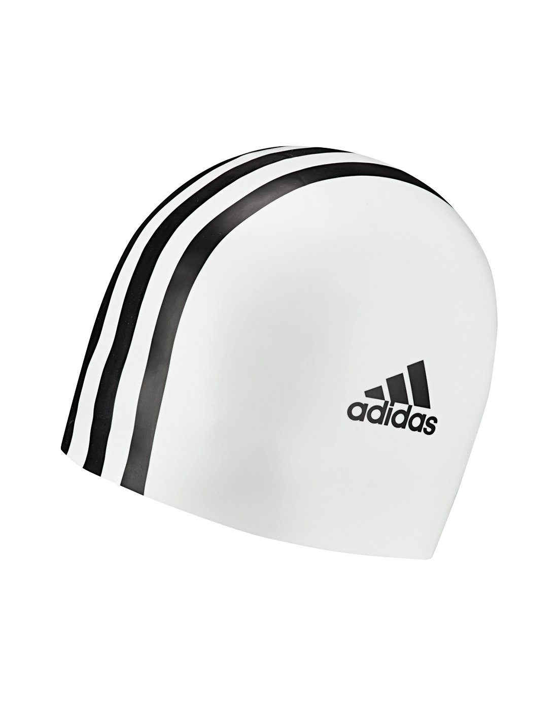 男女通用三条杠设计泳帽