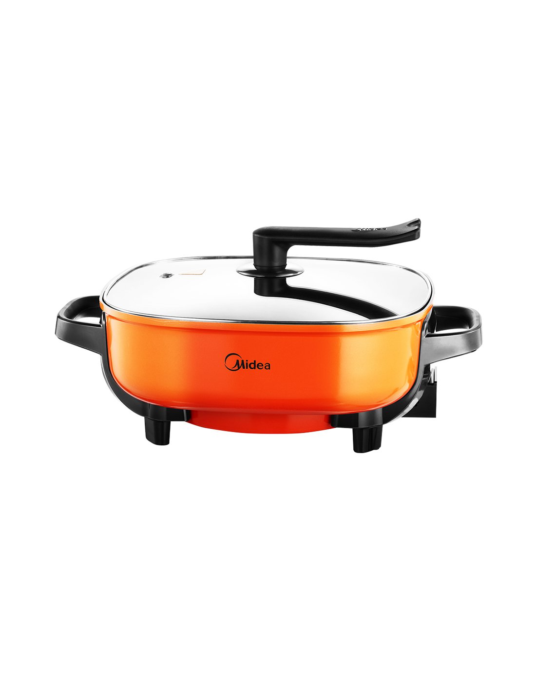 midea/美的lhn30a不粘可立式锅盖6l电火锅