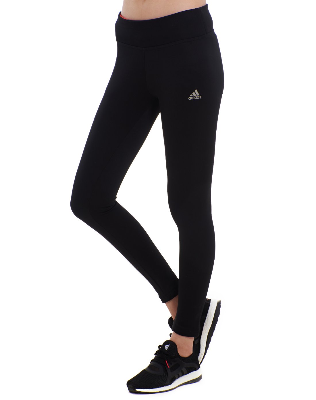 修身塑形 女款黑色健美裤 训练系列 阿迪达斯adidas