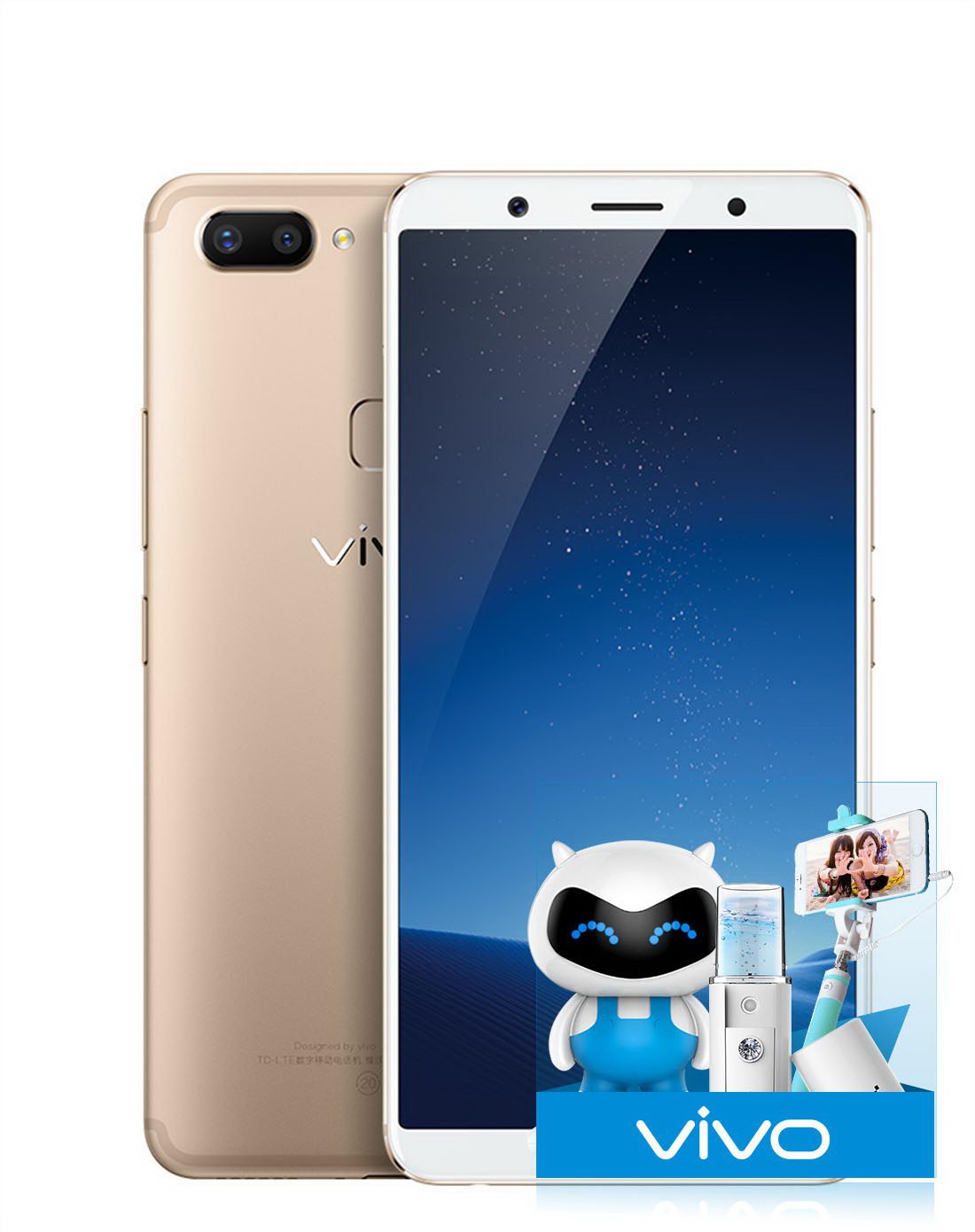 vivo x20全面屏 全网通 小v美颜套餐 拍照 指纹识别 快充 大屏 游戏